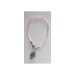 Bracelet Hamsa Oeil cordon Rose 