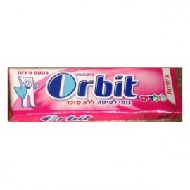 Chicle Orbit gusto a frutas para niños