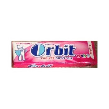 Chicle Orbit gusto a frutas para niños