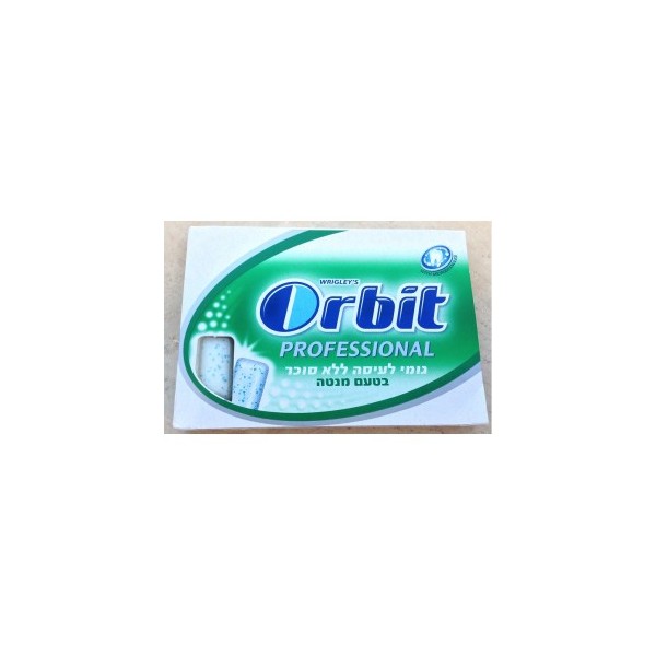 Chewing gum sans sucre Menthe Verte Orbit Casher