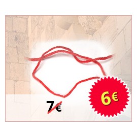 Fils rouges (kabbale) Jerusalem, lot de 5 Fils Rouge "Kotel" Jerusalem - ISRAEL