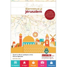 Carte de Jerusalem transports Guide Bienvenue@Jerusalem