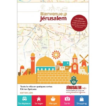 Carte de Jerusalem transports Guide Bienvenue@Jerusalem